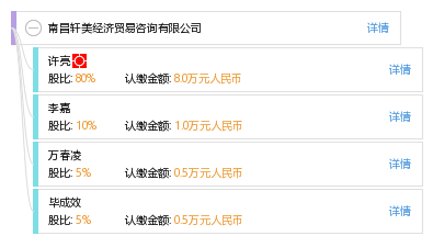 南昌轩美经济贸易咨询